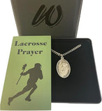 SPECIAL Saint Sebastian Lacrosse Pewter Medal Gift Set, Bulk Order of 37