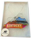 Kentucky Christmas Ornament Acrylic State Shaped Decoration Boxed Gift Made in The USA