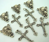 Crucifix Christ Mary Child Cross Rosary Center Lot 10