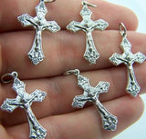 Crucifix Cross Rosary Center Piece Grapes & Leafs Lot 5