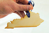 Kentucky Wooden State Map Christmas Ornament Boxed Gift Handmade in The U.S.A.