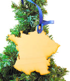 France Wooden Country Christmas Ornament Boxed Decoration Handmade in the U.S.A.