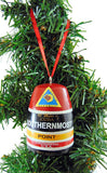 Southernmost Point Bouy Replica Ornament Key West Christmas Tree Decoration, 2 inch