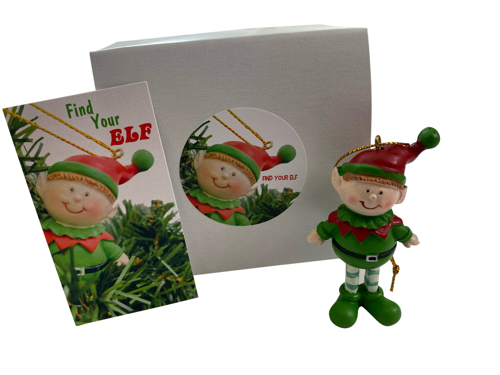 Elf Ornament Legend Set Find Your Hidden Elves Christmas Tree Decorati