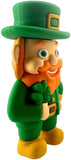 Lucky Irish Leprechaun Figurine Pocket Sized Good Luck Charm Trinket Durable PVC Keepsake for Desk Shelf or Carrying