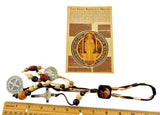 St Benedict Home Protection Door Hanger with Saint Card House Blessing Gift Set