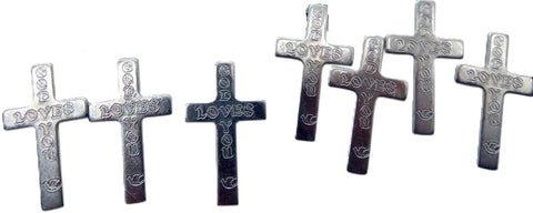 SPECIAL BULK Set of 100 God Loves You Pocket Crosses