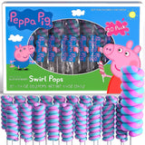 Peppa Pig Swirl Lollipops, 20 Pack