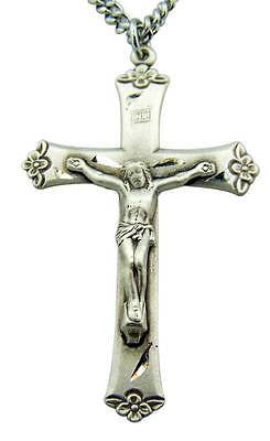 Sterling Silver Crucifix 3/4