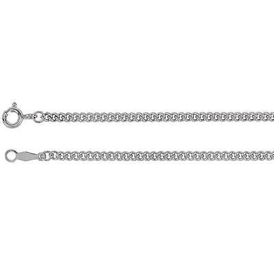 MRT Solid .925 Sterling Silver 24" Long Rope Chain Necklace Gift w Clasp