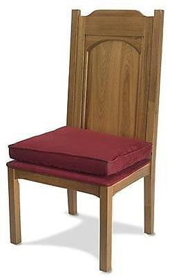 Solid Oak Carved Wood Padded Presiders Chair Church Chapel Quality Pulpit by MRT