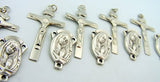 Crucifix Mary Child Rosary Center Piece and Cross Lot Of 10