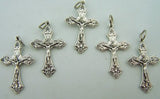 Crucifix Cross Rosary Center Piece Grapes & Leafs Lot 5
