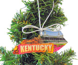 Mississippi Christmas Ornament Acrylic State Shaped Decoration Boxed Gift Made in The USA