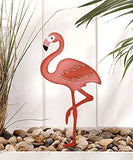 Iron Flamingo Design Lawn Stake Yard Garden Decor Set of 4