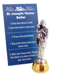 St Joseph Statue for Selling Homes Kit with Instruction Card and Burial Cloth Set