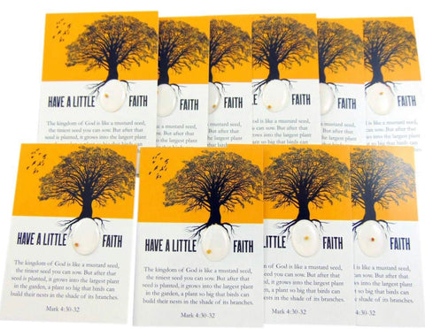 Special BULK Pack of 350 Mustard Seeds of Faith Cards