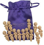 King Cake Babies Bakers Dozen Set with Gift Bag and 13 Sweet Baby Jesus Figurines for Mardi Gras