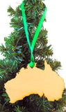 Australia Wooden Country Christmas Ornament Boxed Decoration Handmade in the U.S.A.