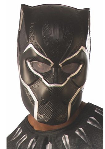 Rubie's Men's Black Panther 1/2 Adult Mask Adult Costume Official Marvel Merchandise