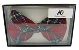 Plaid Bow Tie Men's Fashion Pre-Tied Adjustable Bow Ties for Formal Tuxedo Wedding Party Wear
