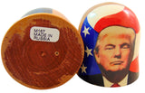 President Donald Trump Family Russian Wooden Matryoshka Nesting Doll 5 Piece Nested 3 1/2" Handmade in Russia