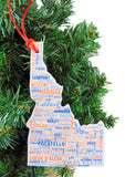 Idaho Christmas Ornament Wooden Tree Decoration Gift Boxed, 4 3/4 Inch