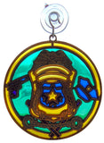 Police Shield Emblem Suncatcher Window Ornament Decoration