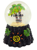 Florida Palm Tree Beach Miniature Souvenir Snow Globe