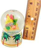 Florida Alligator Palm Tree Miniature Souvenir Snow Globe