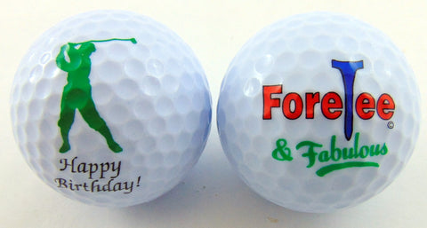 40th Birthday Golf Balls Gift Pack for for Golfers