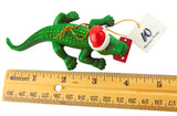 Alligator Santa Ornament Christmas Gator Tree Decoration