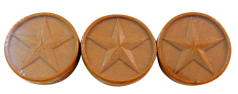 Texas Lone Star Soap Set of 3 Individually Bagged