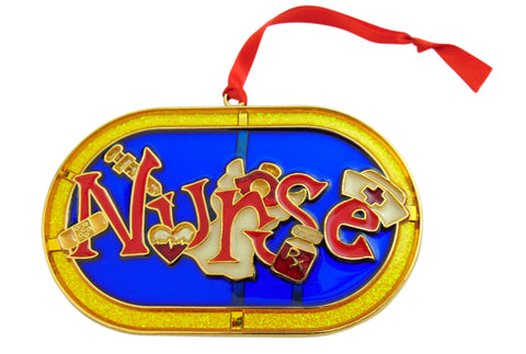 Nurse Hospital Medical Christmas Ornament Decoration, 5 Inch