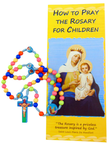 How to Pray The Rosary Gift Set with Childrens Prayer Pamphlet
