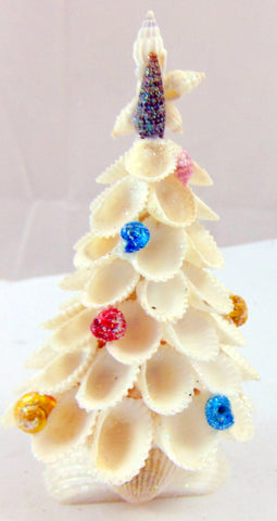 Seashell Tabletop Mini Christmas Tree Home Decor Decoration