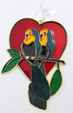 Parrot Birds Tropical Suncatcher Window Ornament Decoration