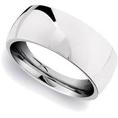 MRT Simple Large Modern Mans Stainless Steel Mens Ring Jewelry Gift Boxed