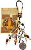 St Benedict Home Protection Door Hanger with Saint Card House Blessing Gift Set