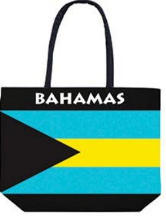 Bahamas Tote Bag Beach Accessory Flag Design Cloth Shopping Bag