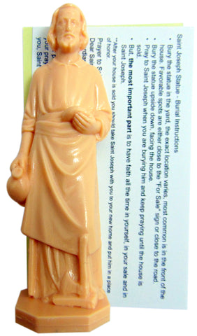 St Joseph Statue for Selling Homes Gift Set with Statue and Custom Cards in Special House Packing