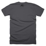 313 Detroit Area Code Short Sleeve Asphalt T-Shirt