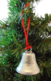 Its A Wonderful Life Christmas Ornament Bell on Ribbon Gift Boxed Movie Souvenir