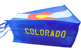 Colorado State Flag Tote Bag Nylon Travel Shopping Carrier with Handles