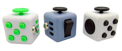 Fidget Cube Premium Toy Set of 3 Individually Boxed