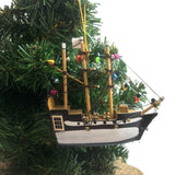 Pirate Ship Ornament Model Buccaneer Boat Christmas Tree Decoration