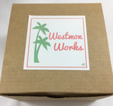 Key West Souvenir Coaster Set Florida Keys Keepsake Pack of 4 Gift Boxed