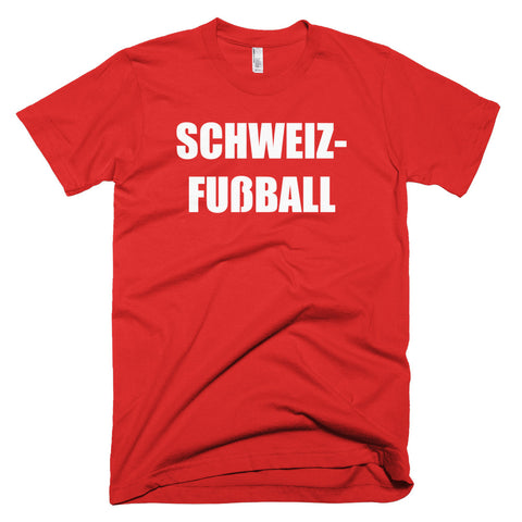 Switzerland Football Soccer Short Sleeve T-Shirt