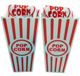 Movie Lovers Accessory Gift Set with 2 Pairs of Popcorn Socks and Two Buckets
