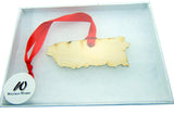 Puerto Rico Wooden Country Christmas Ornament Boxed Decoration Handmade in the USA